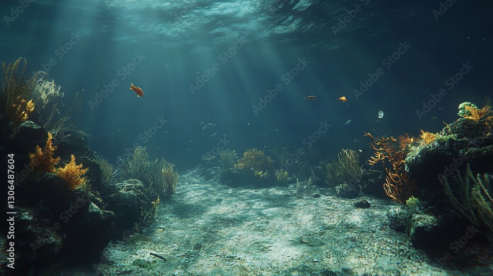 Naklejka premium Sea surface texture background