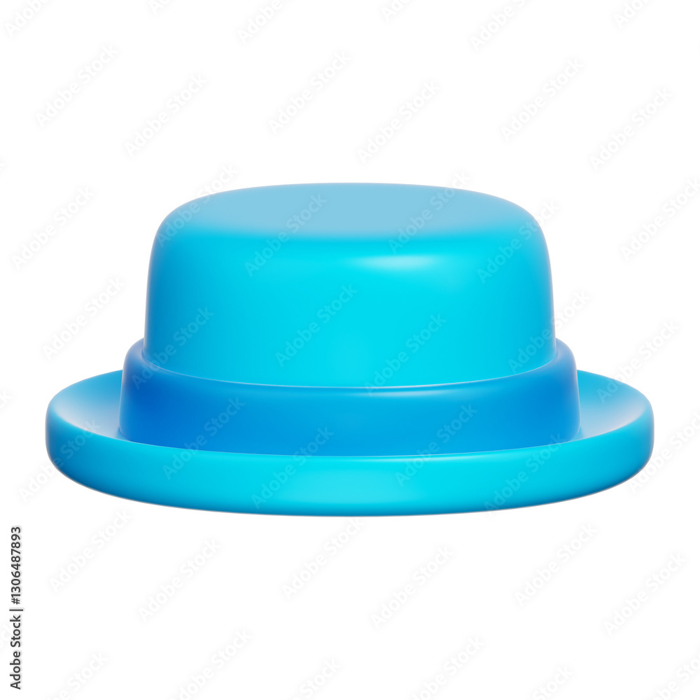Fototapeta premium Hat, Happy Father's Day, 3d rendering.