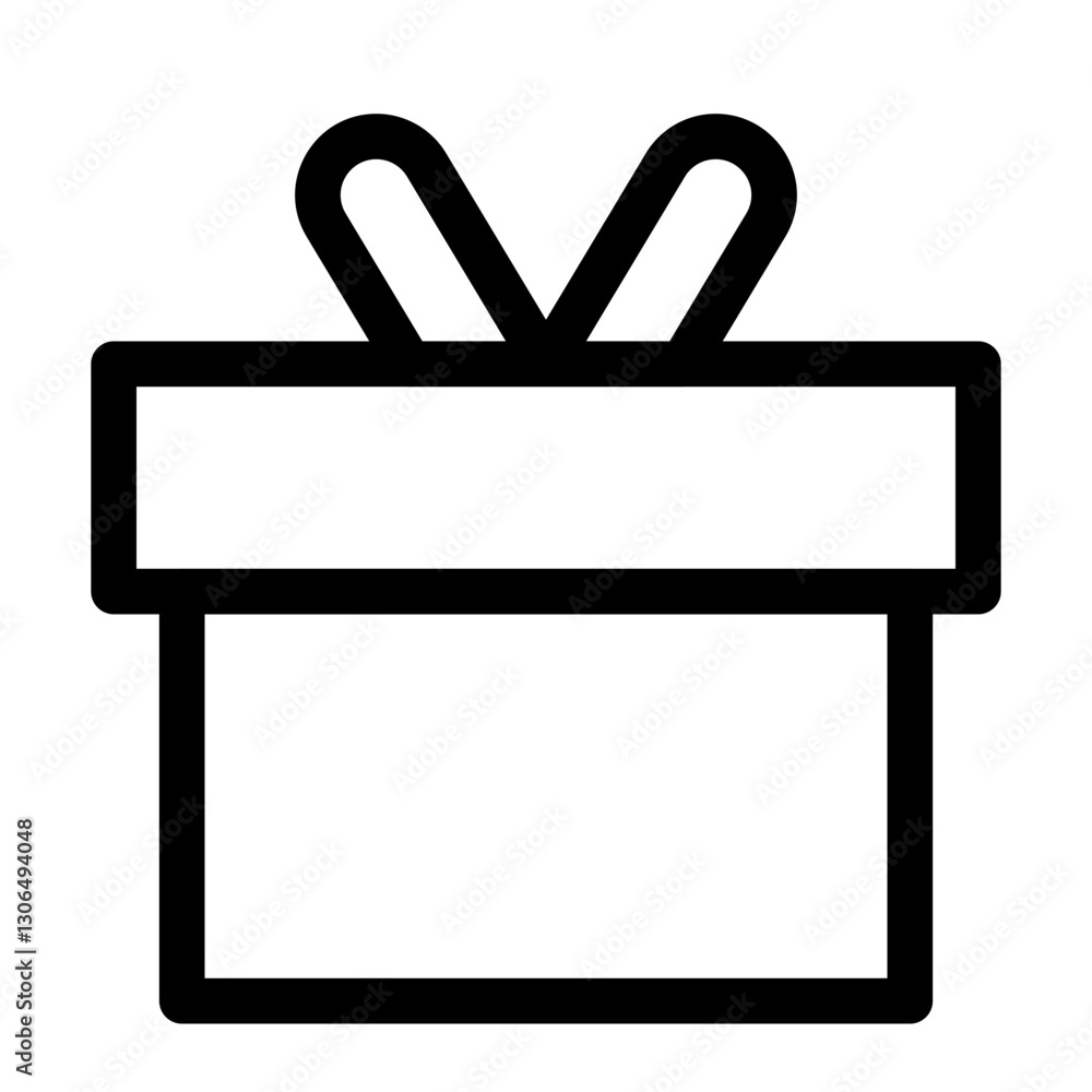 shopping and ecommerce thin icon shopping and ecommerce thin icon