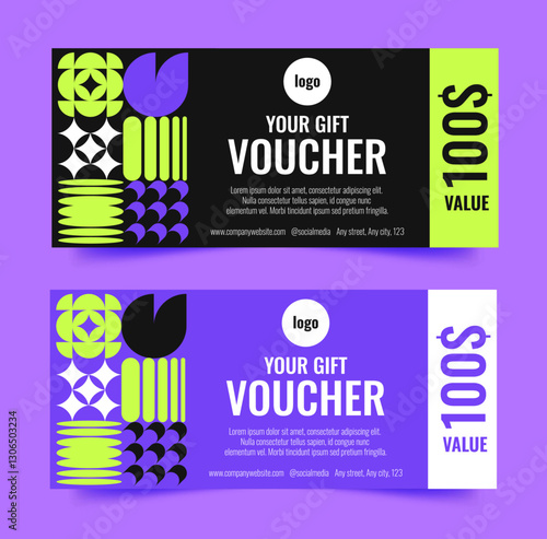 Gift Voucher Template Design
