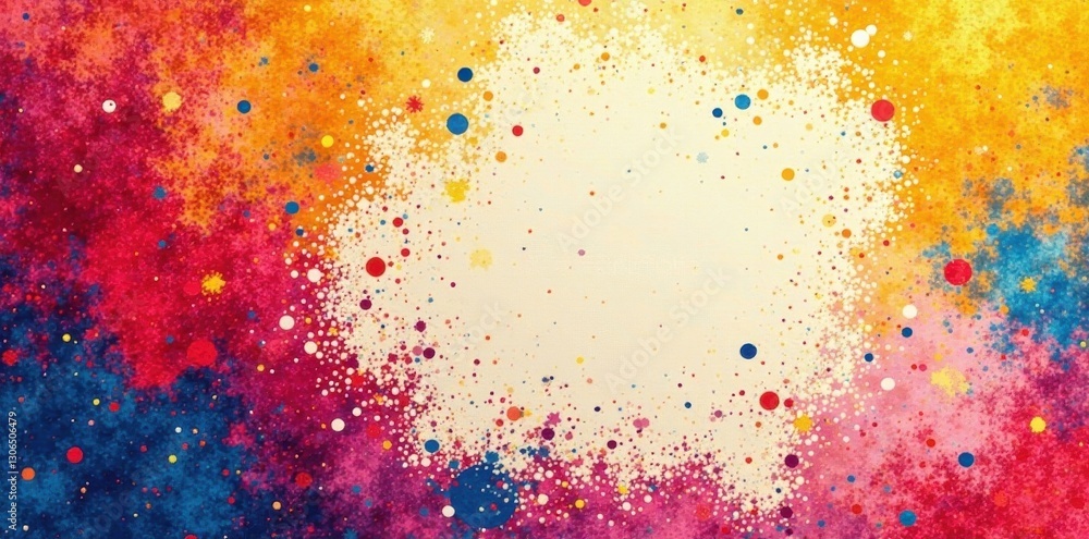 Abstract grunge; colorful paint splatters, textured backdrop, drips, visual Abstract grunge; colorful paint splatters, textured backdrop, drips, visual