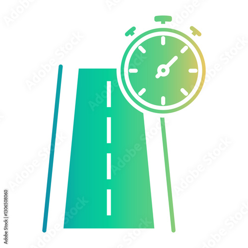 road Gradient icon