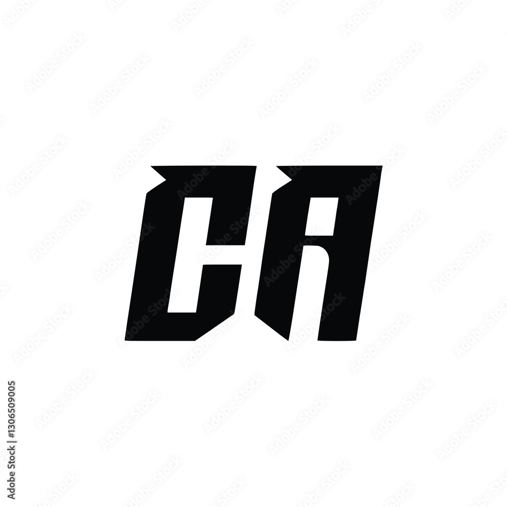 CA monogram logo design letter text name symbol monochrome logotype alphabet character simple logo CA monogram logo design letter text name symbol monochrome logotype alphabet character simple logo