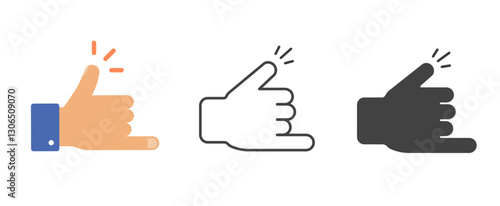 Hang loose shaka hand icon emoji set, aloha cool gesture sign symbol flat cartoon and line stroke minimal simple solid pictogram, take it easy friendly palm fingers emoticon image clip art
