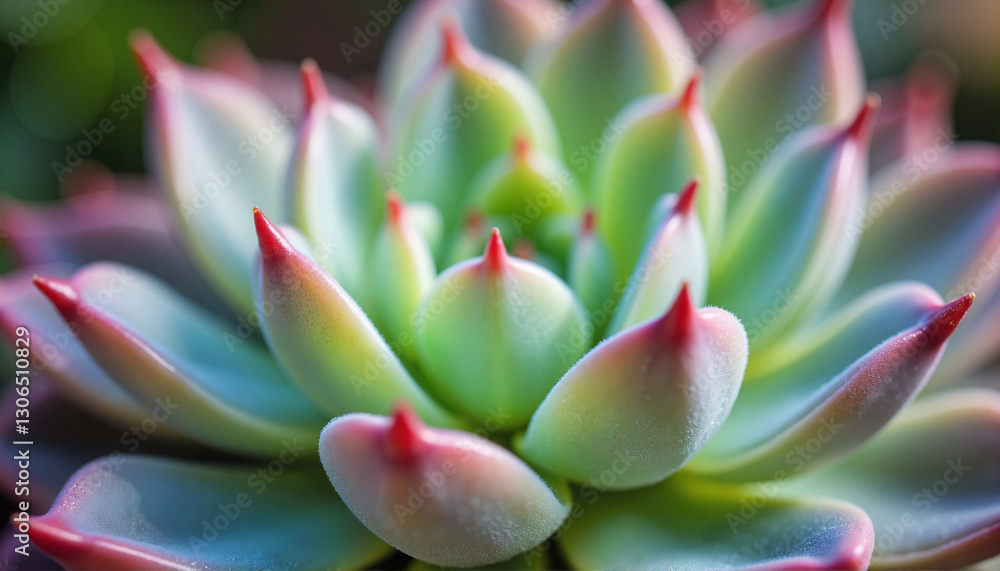 Vibrant Echeveria succulent showcasing intricate leaf symmetry, natural beauty Vibrant Echeveria succulent showcasing intricate leaf symmetry, natural beauty