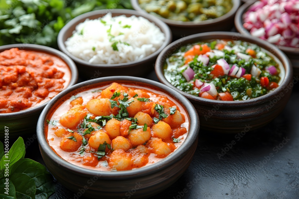 Indian Culinary Delight: Spiced Gnocchi and Assorted Dishes for Vibrant Dining Experience Indian Culinary Delight: Spiced Gnocchi and Assorted Dishes for Vibrant Dining Experience