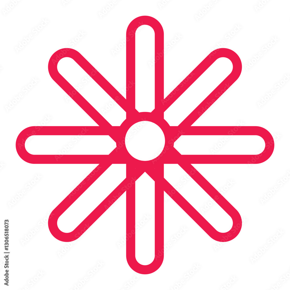 Obraz premium flower icon