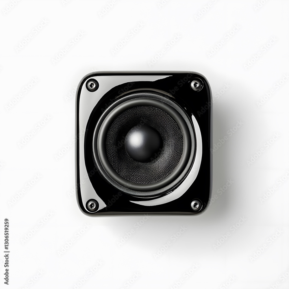 Audio speaker isolated on white background Audio speaker isolated on white background
