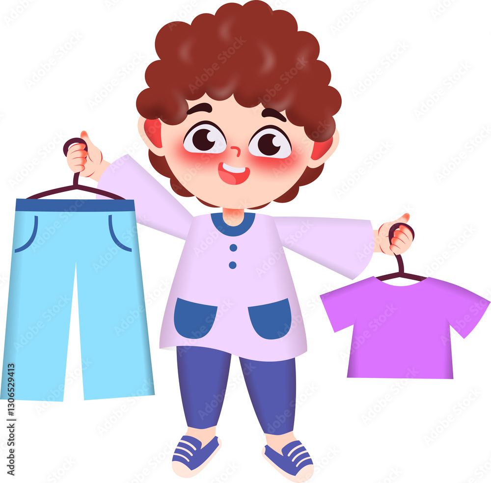 Illustration of Muslim characters