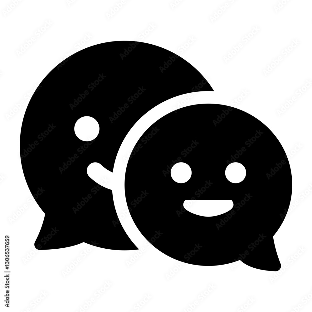 Fototapeta premium Software intelligence evaluation black icon pack