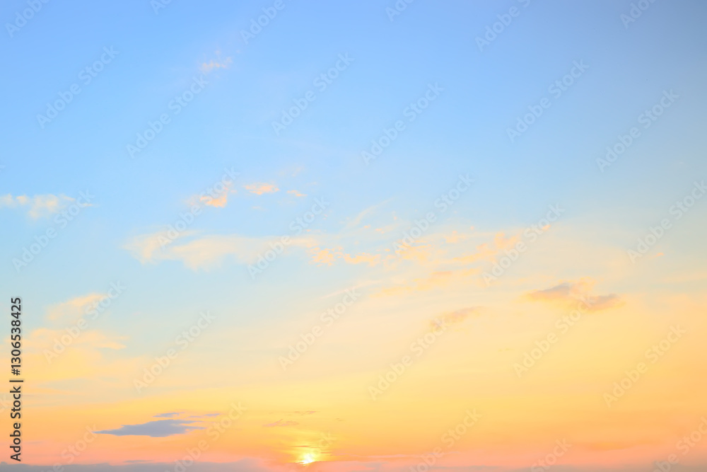 Fototapeta premium clouds at sunset abstract photo background