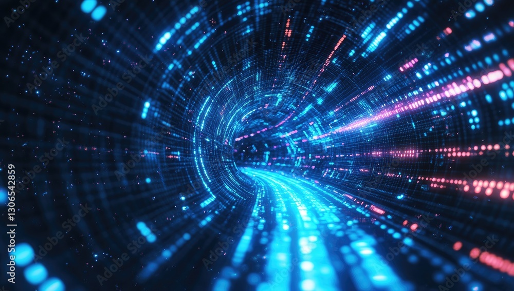 Digital Tunnel of Light Effect Digital Tunnel of Light Effect
