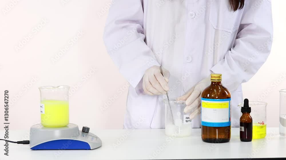 Iodine Clock Reaction Science Experiment Demonstration Iodine Clock Reaction Science Experiment Demonstration