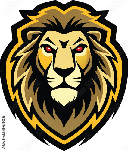 lion head vector illustration