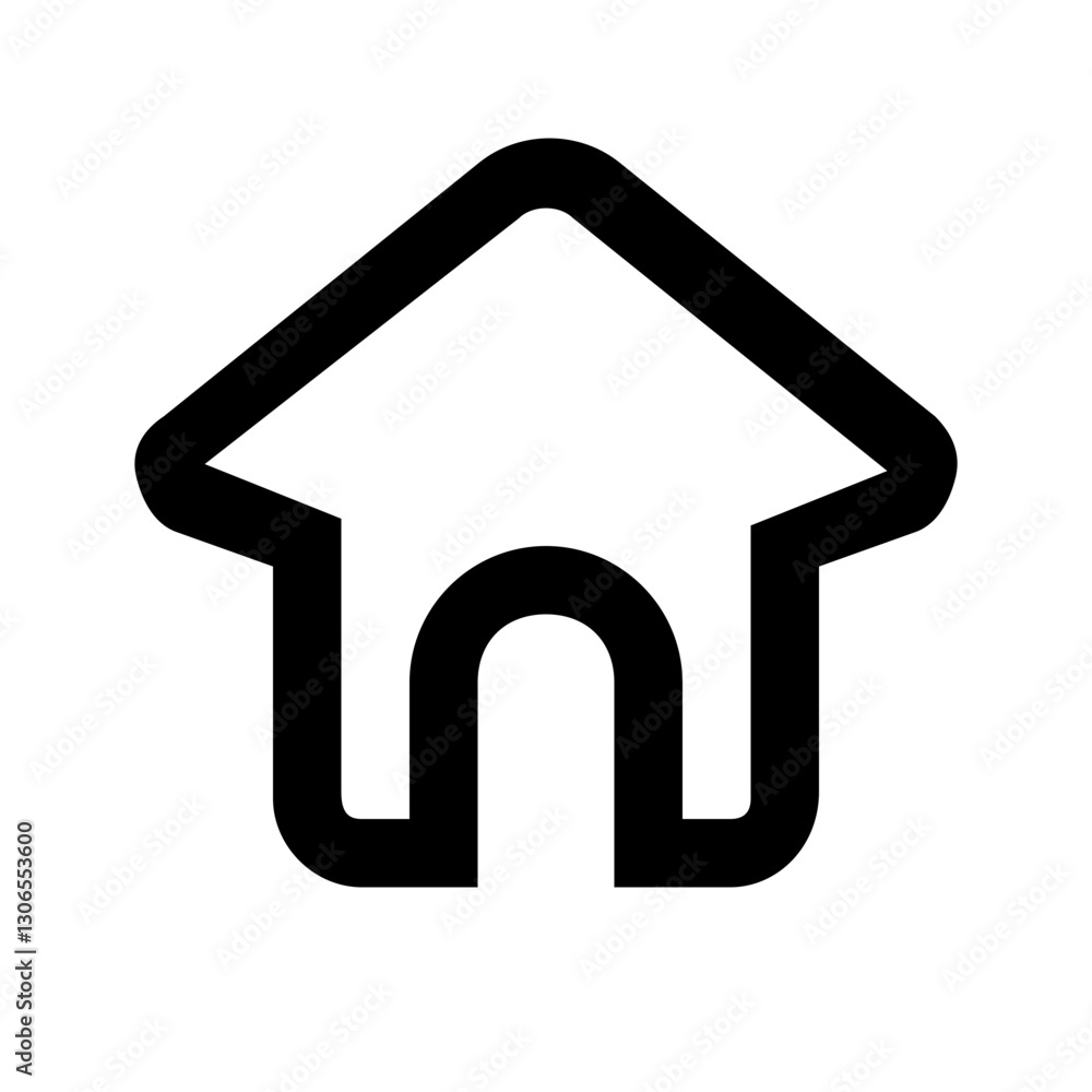 Obraz premium UI common Library black icon pack