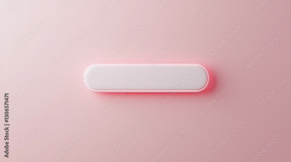 Set of four stylish oblong pink buttons / pink buttons Set of four stylish oblong pink buttons / pink buttons