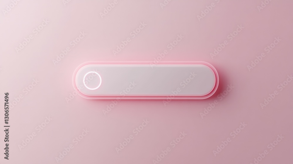 Set of four stylish oblong pink buttons / pink buttons Set of four stylish oblong pink buttons / pink buttons