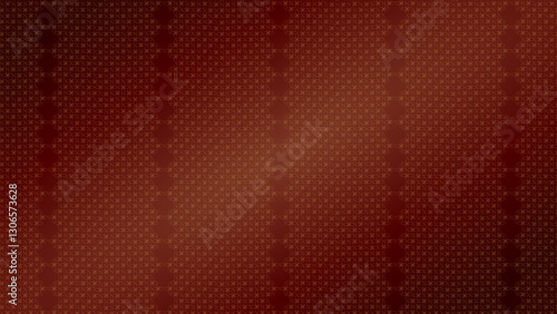 ornamental pattern. Geometrical shape in gold color on the red background. Seamless Metallic Texture Pattern Vintage Wallpaper Design Featuring Geometric Fabric Elements, 