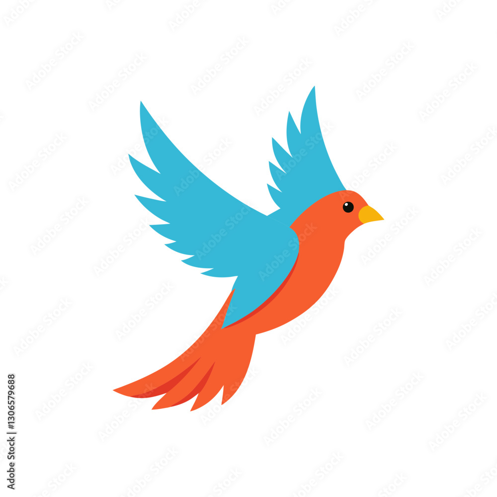 Fototapeta premium vector illustration of a bird