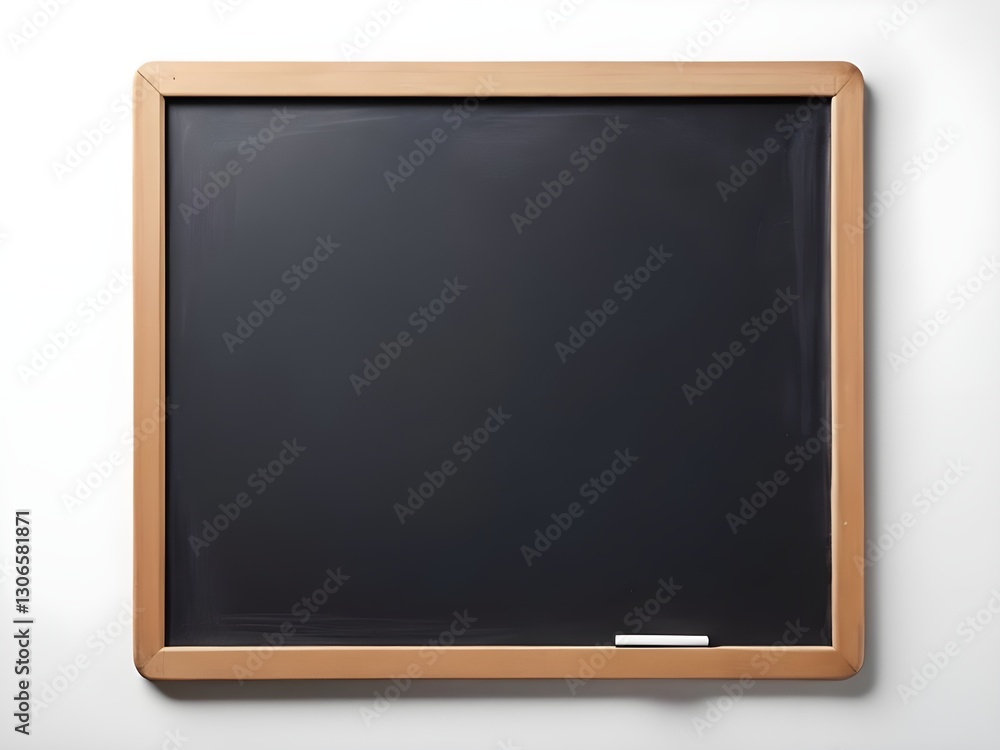 A empty blackboard on a wall isolated background A empty blackboard on a wall isolated background