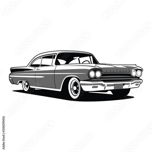 Classic Car Illustration