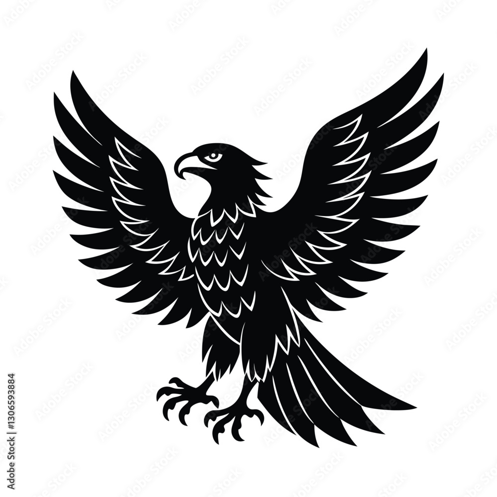 Obraz premium eagle vector illustration