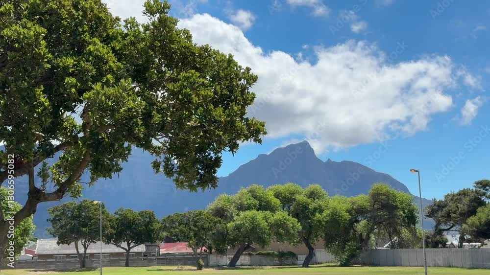 Table Mountain and Devil’s Peak as viewed from Lansdowne, a suburb outside of Cape Town. Table Mountain and Devil’s Peak as viewed from Lansdowne, a suburb outside of Cape Town.