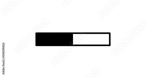 The loading animation is black, with the check mark at the end in white