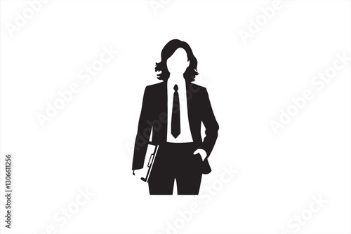 Business Professional Silhouette Clipart Corporate Worker Silhouette Graphic