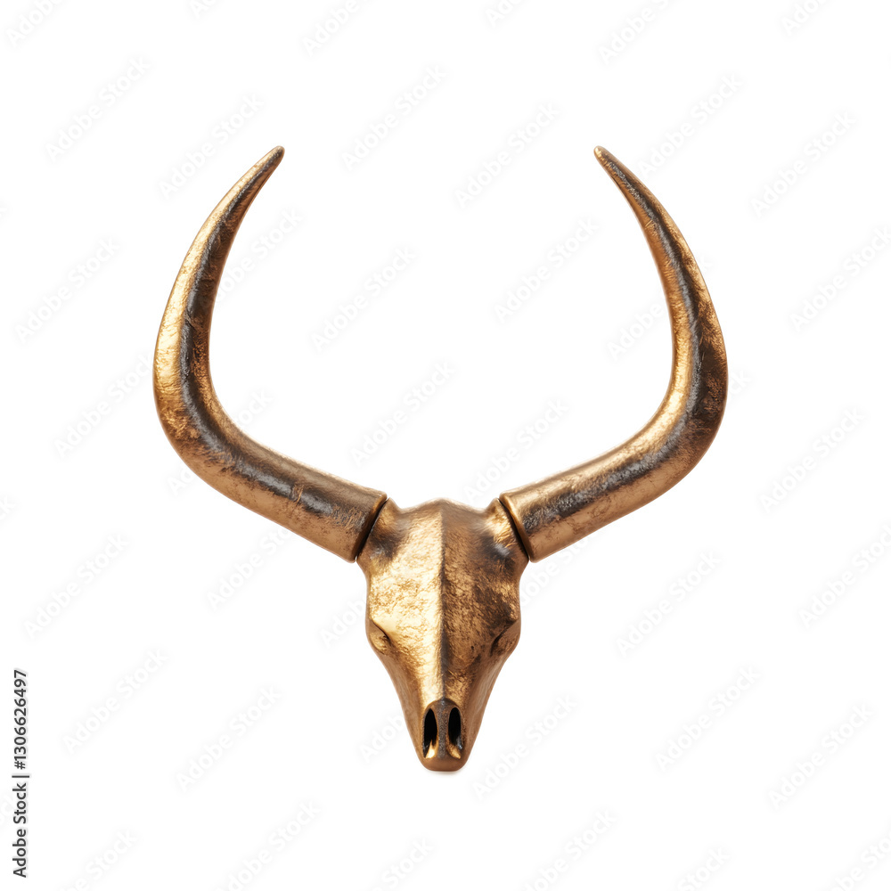 Fototapeta premium Intriguing 3D Rendered Depiction of the Iconic Sign of the Horns Gesture Isolated on a White Background