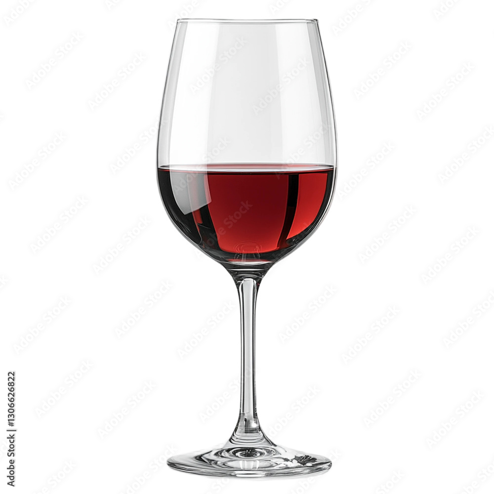 Glass of Red Wine Crystal Clear Stemware Red Wine Drink Beverage Photography Isolated on Black Glass of Red Wine Crystal Clear Stemware Red Wine Drink Beverage Photography Isolated on Black