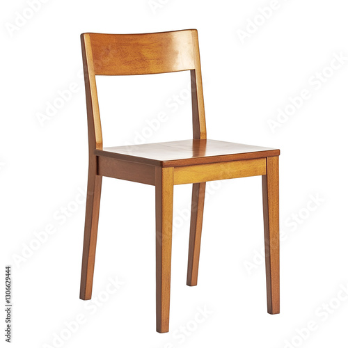 Wallpaper Mural wooden chair isolated on white Torontodigital.ca