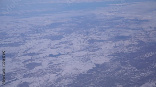 aerial view of the mountain
