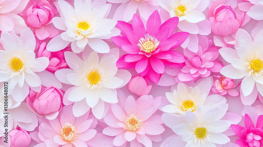 Thai Lotus Pattern, seamless floral background, intricate elegance, soft rich colors, vibrant floral design, harmonious composition, ideal for textiles or wallpapers Thai Lotus Pattern, seamless floral background, intricate elegance, soft rich colors, vibrant floral design, harmonious composition, ideal for textiles or wallpapers