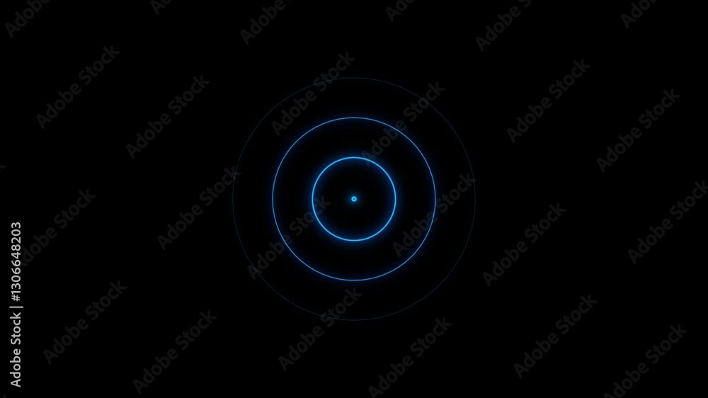 Radio waves technology. Frequency radio wave signal animation. Radio waves technology. Frequency radio wave signal animation.