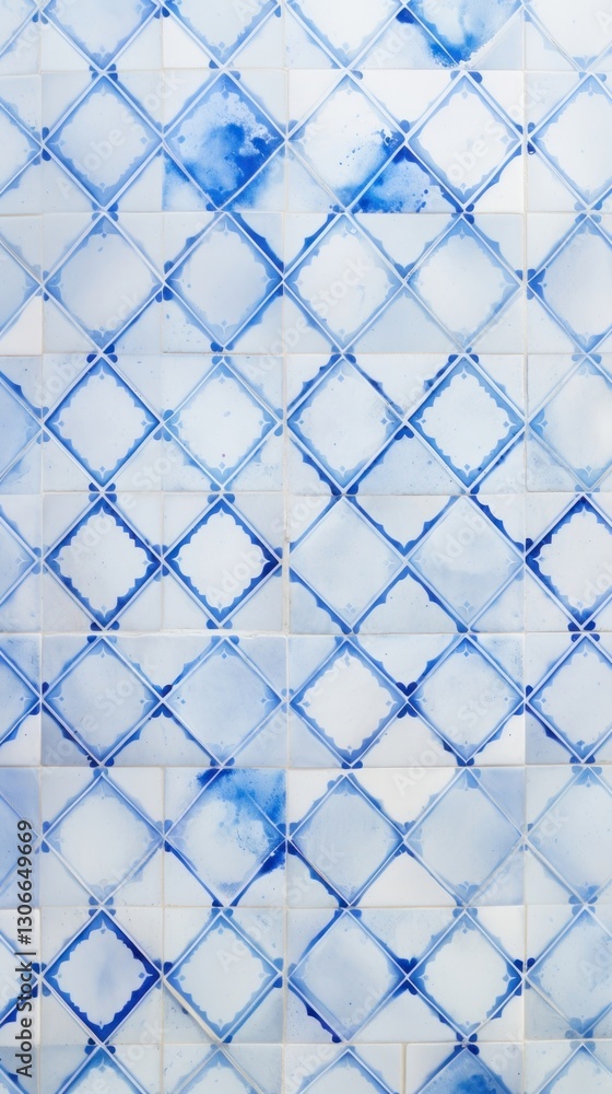 Tiles of blue pattern backgrounds white repetition. Tiles of blue pattern backgrounds white repetition.