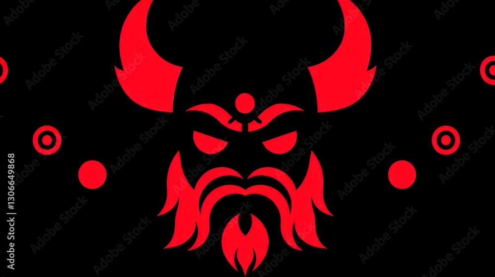 Viking Berserker Emblem Bold Norse warrior iconography, minimalist design, seamless pattern, clean aesthetic, ideal for backgrounds, versatile for various creative projects Viking Berserker Emblem Bold Norse warrior iconography, minimalist design, seamless pattern, clean aesthetic, ideal for backgrounds, versatile for various creative projects