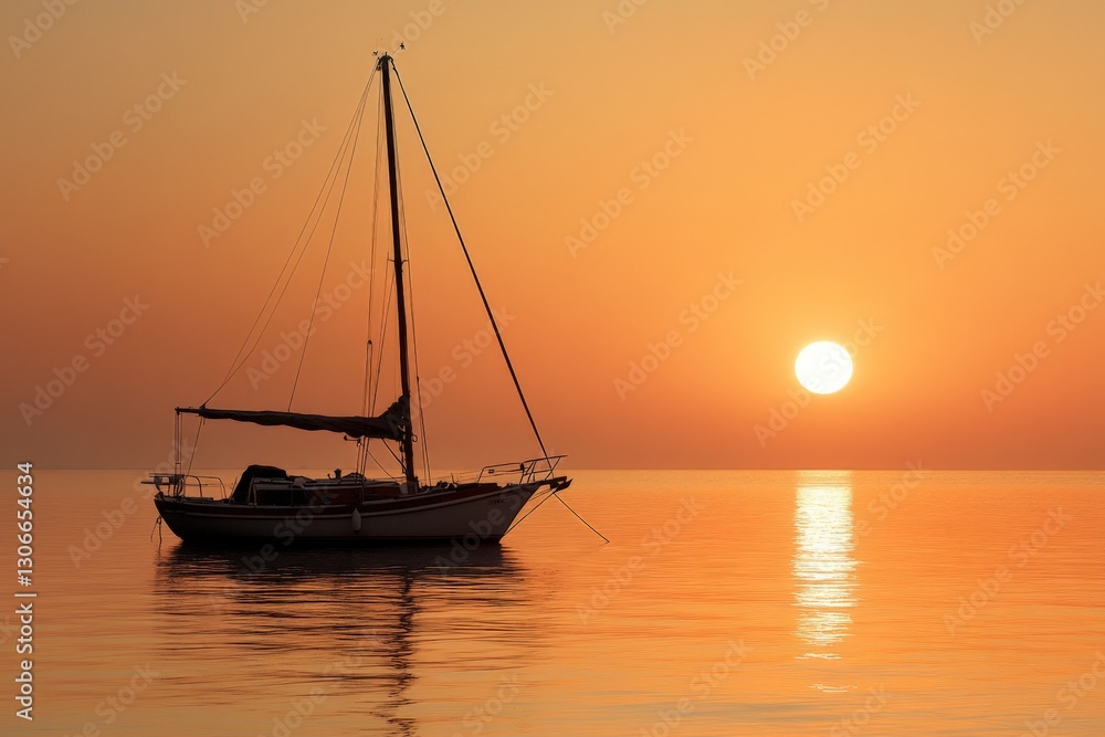 A striking silhouette of a boat against a bright sunset reflection on tranquil water, encapsulating a moment of peace and an invitation to relax by nature’s beauty. A striking silhouette of a boat against a bright sunset reflection on tranquil water, encapsulating a moment of peace and an invitation to relax by nature’s beauty.