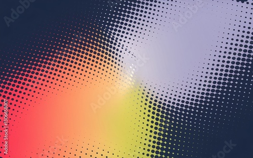 Wallpaper Mural Abstract halftone swirl gradient (1) Torontodigital.ca