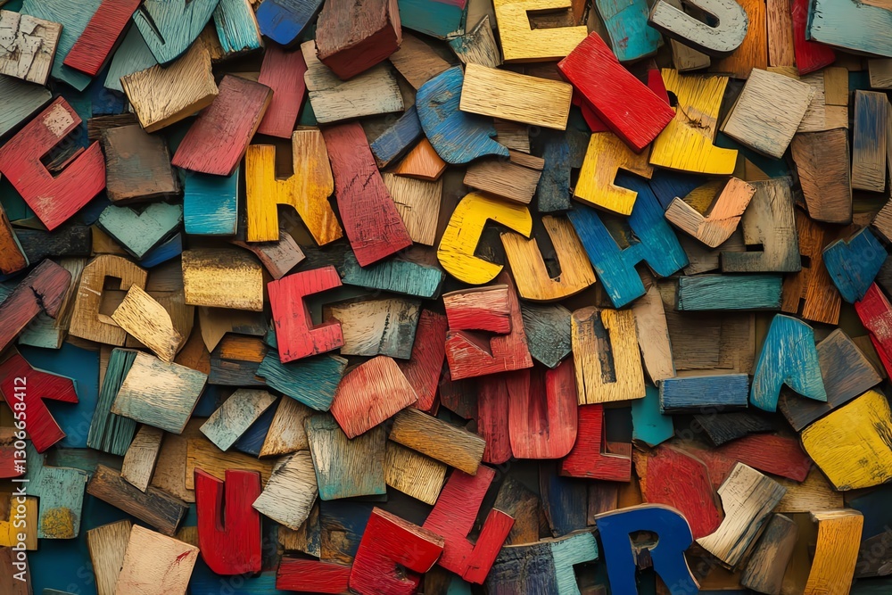 Fototapeta premium Ransom Note Words