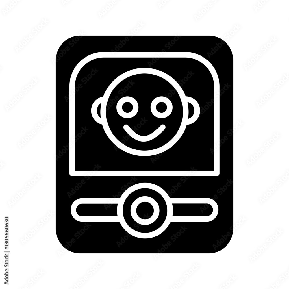 Baby Monitor Vector Icon Baby Monitor Vector Icon