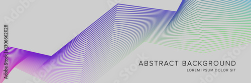 Modern abstract background for presentation design, dynamic shapes composition. Vector illustration