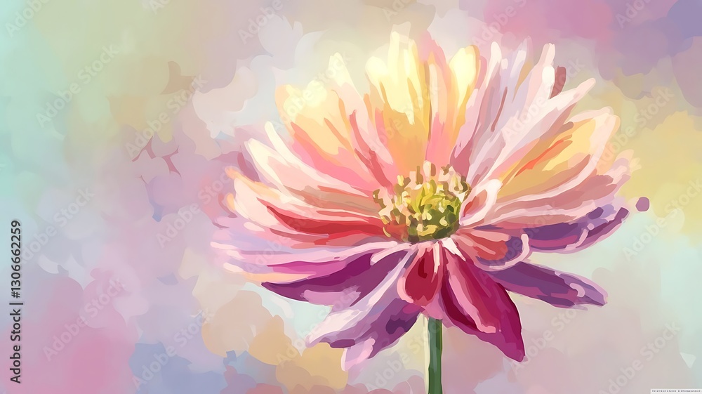 Obraz premium Abstract background of colorful flower
