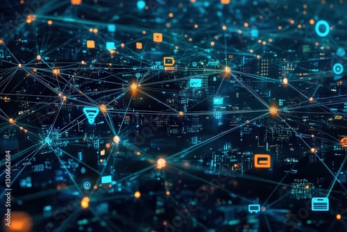 Explore the Interconnectedness of Various Cyber Security Technologies Through a Vibrant Digital Collage Filled With Intricate Patterns and Vivid Colors