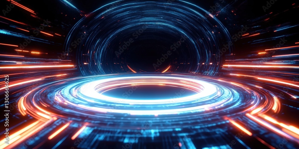 Dynamic Abstract Background with Glowing Lines and Light Trails in Vibrant Colors for Futuristic Designs and Digital Art Dynamic Abstract Background with Glowing Lines and Light Trails in Vibrant Colors for Futuristic Designs and Digital Art