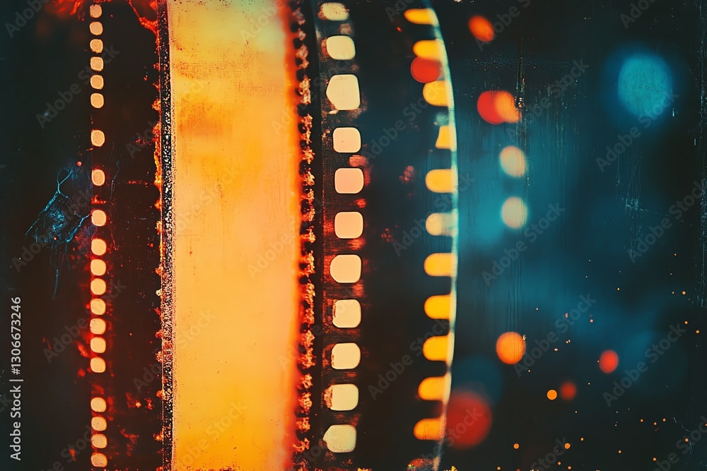 Fototapeta premium Retro Film Analogue Texture