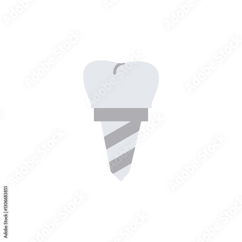 Teeth implant colored Icon