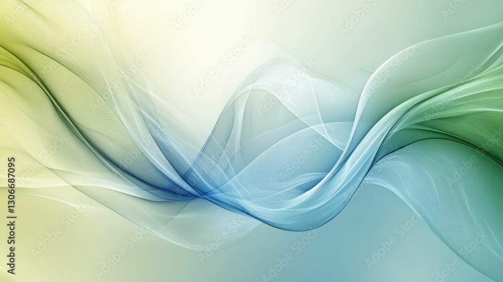 Fototapeta premium Vibrant wavy abstract background with dynamic patterns for creative design