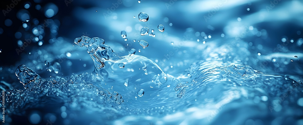 Dynamic Water Splash Close Up Dynamic Water Splash Close Up