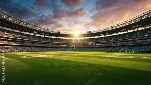 Aussie Rules Football Stadium Day